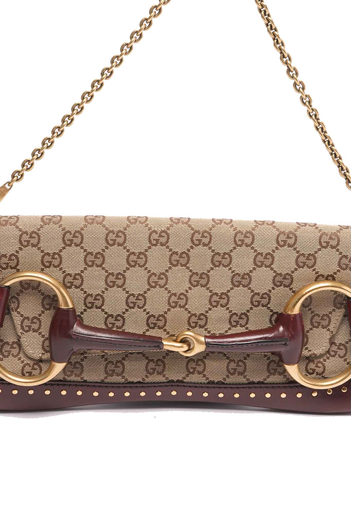 GG Canvas Horsebit Chain