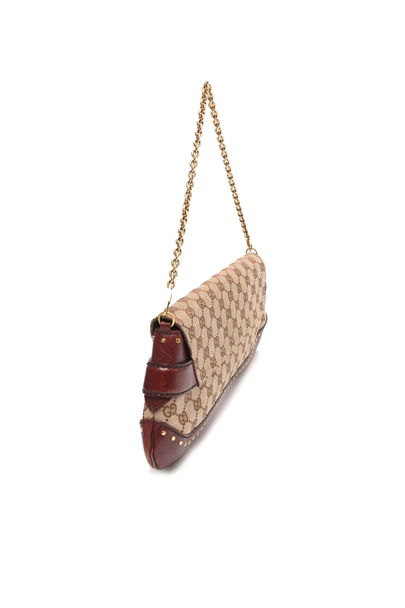 GG Canvas Horsebit Chain