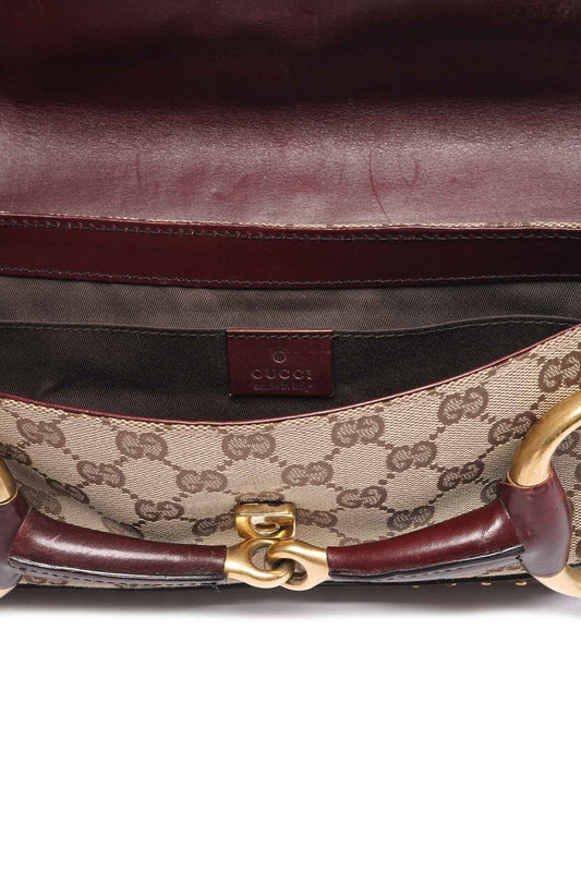 GG Canvas Horsebit Chain