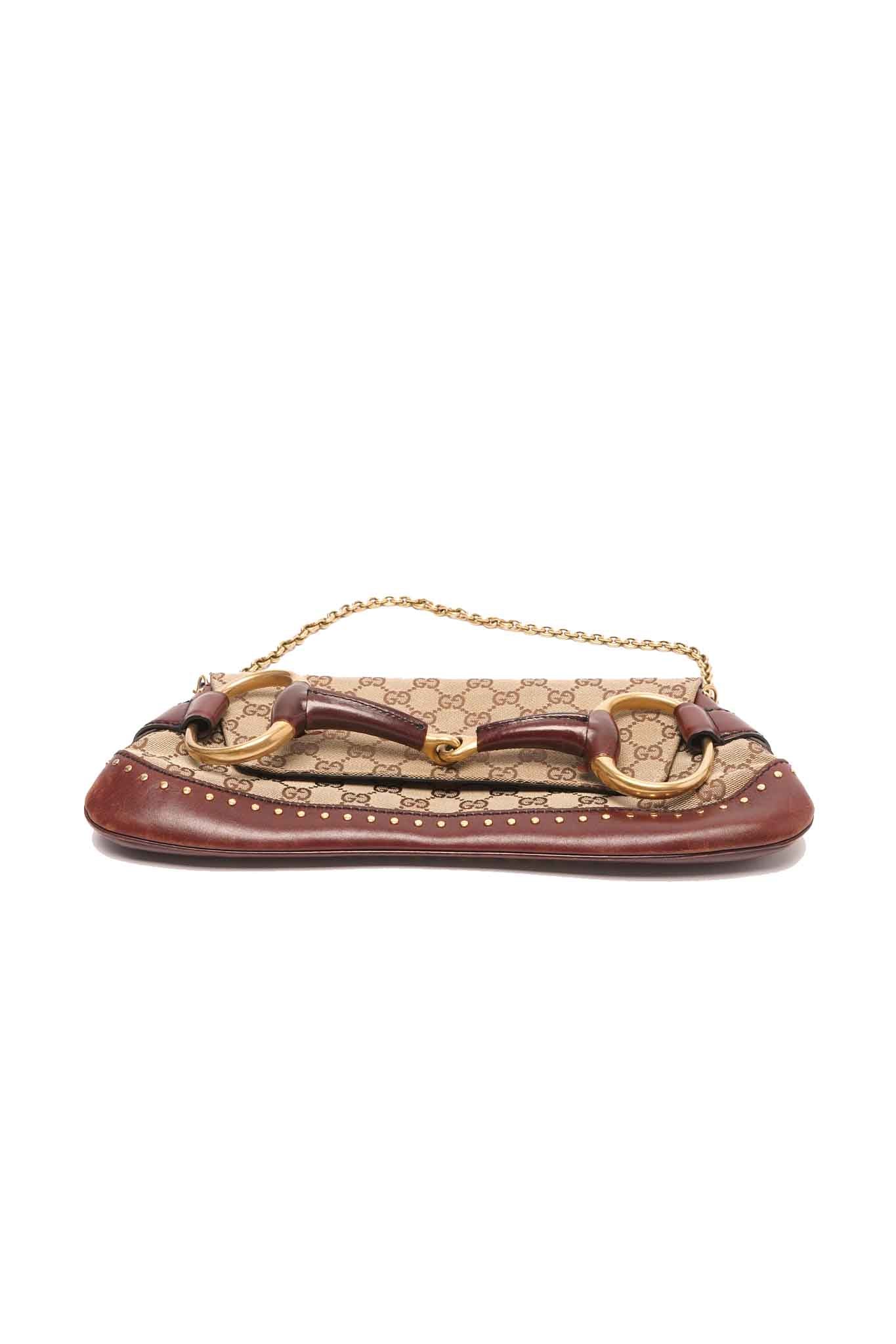 GG Canvas Horsebit Chain