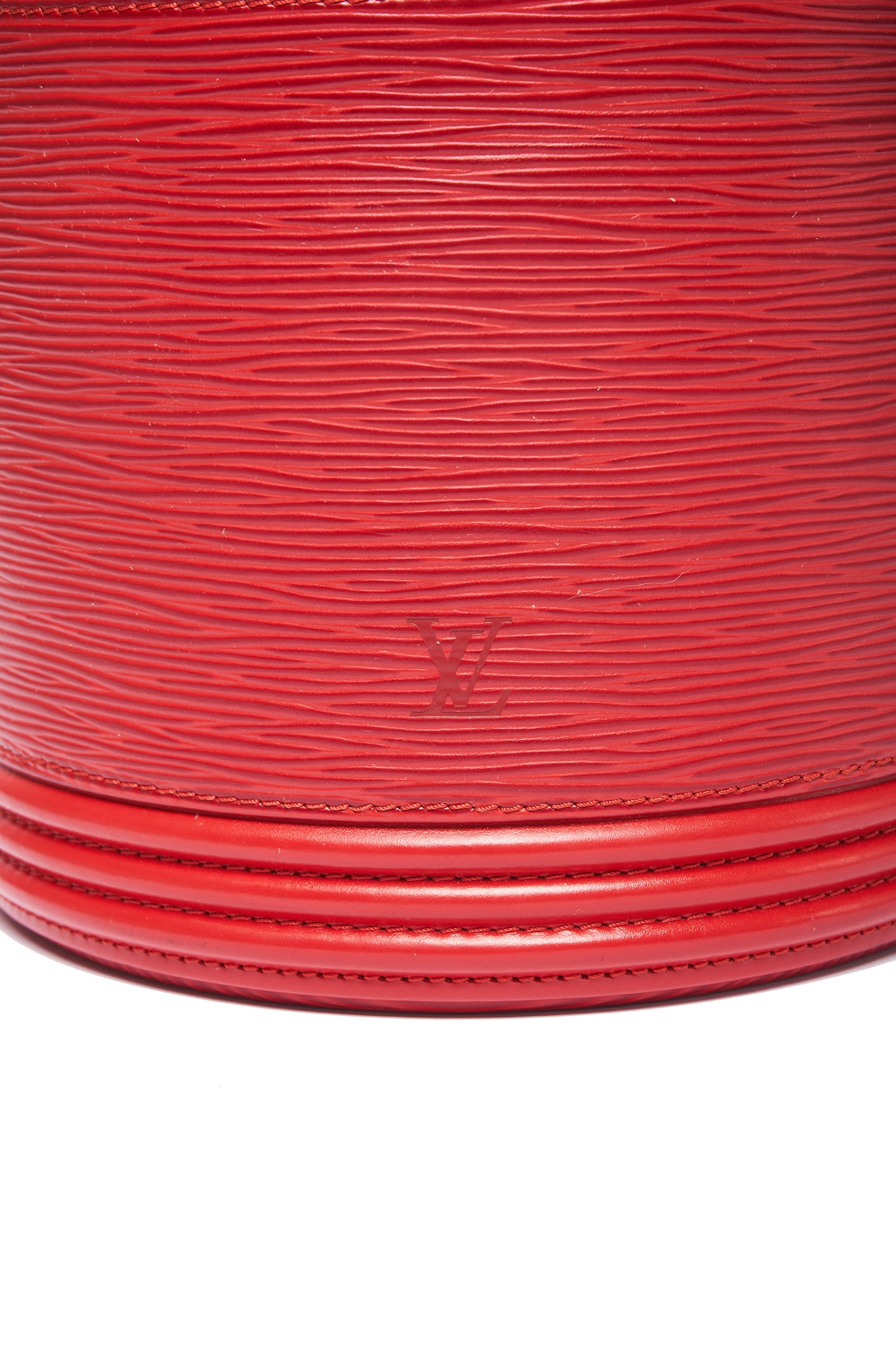 Louis Vuitton Red Epi Leather  Bolsa Cannes Vanity