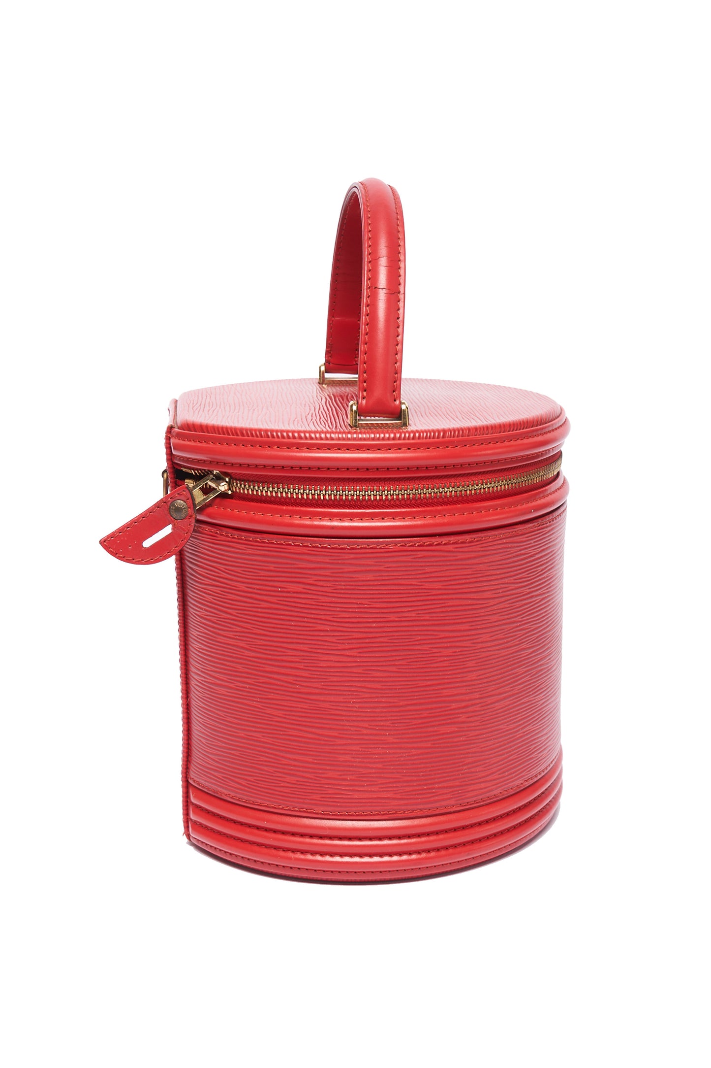 Louis Vuitton Red Epi Leather  Bolsa Cannes Vanity