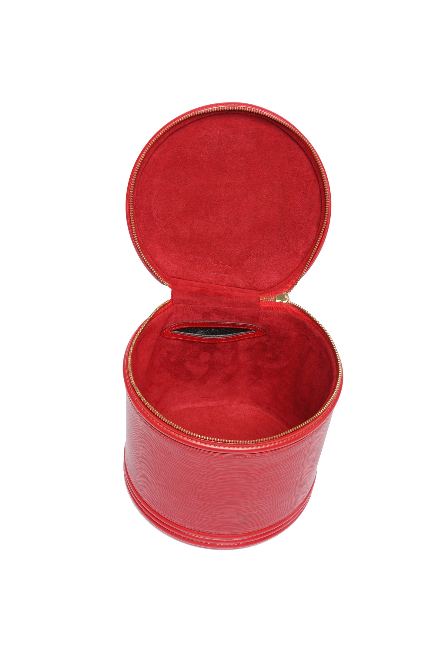 Louis Vuitton Red Epi Leather  Bolsa Cannes Vanity