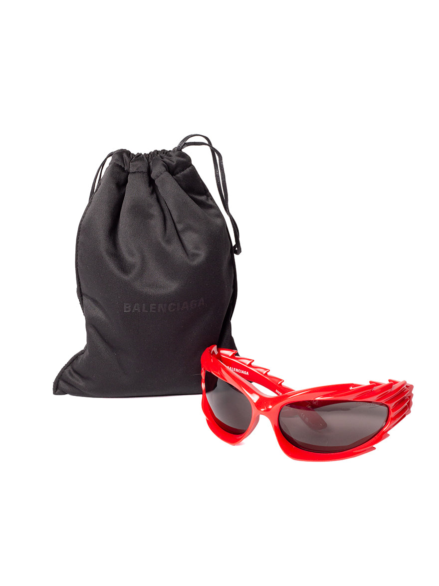 Óculos de sol Vermelho Balenciaga