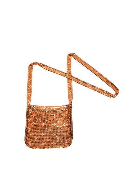 Louis Vuitton Monogram Française – Mesh Metálico Vintage