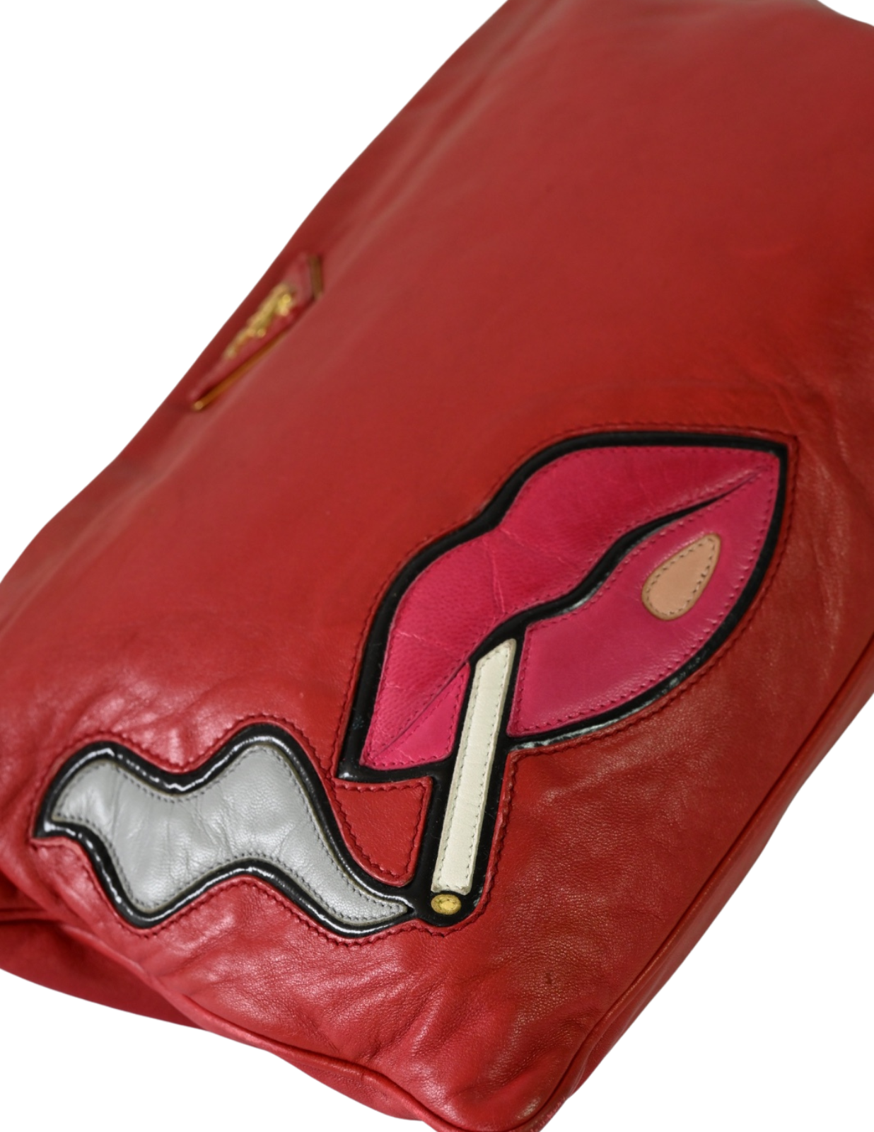 Clutch Prada Cigarette and Lips Oversized