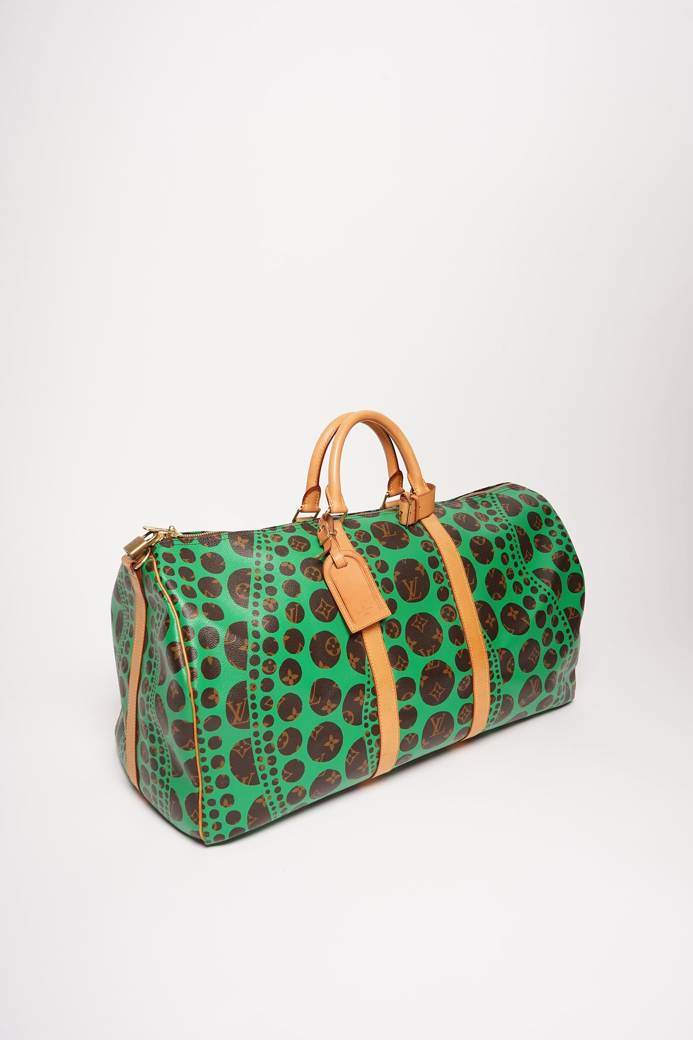 Louis Vuitton Keepall 55 – Yayoi Kusama Verde – Kelly Market