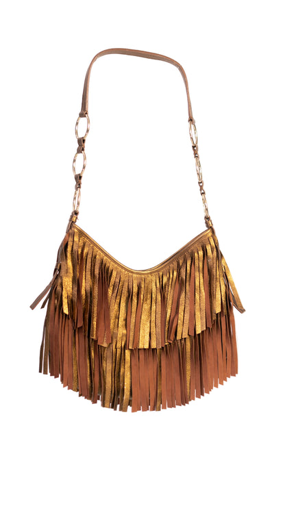 Boheme Fringe Hobo Bag