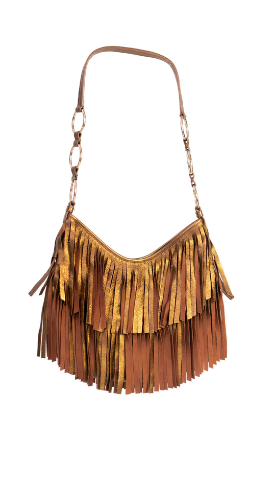 Boheme Fringe Hobo Bag