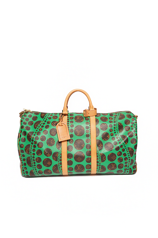Louis Vuitton Keepall 55 – Yayoi Kusama Verde