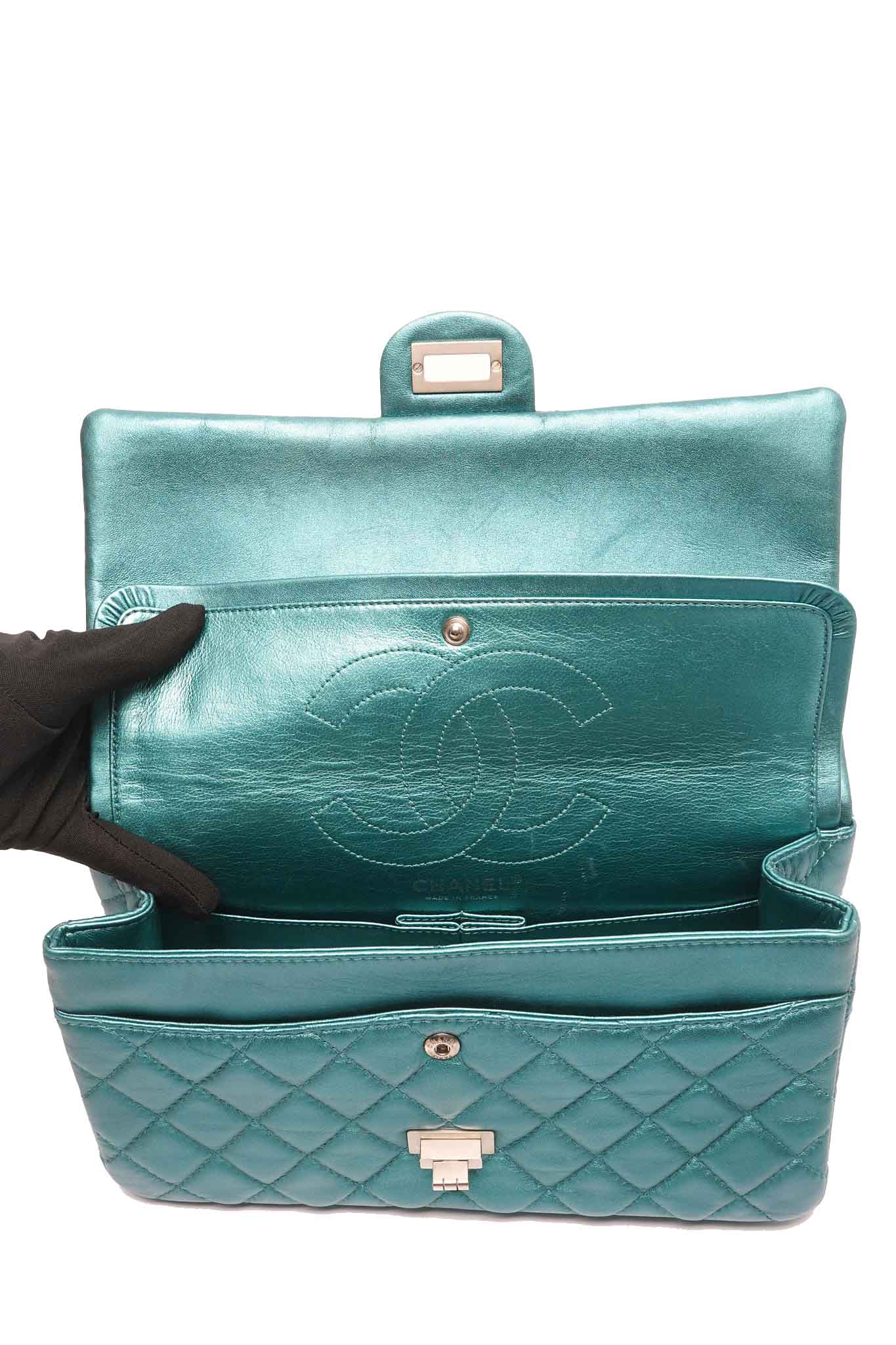 Bolsa Chanel 2.55 Reissue Classic Double Flap Verde