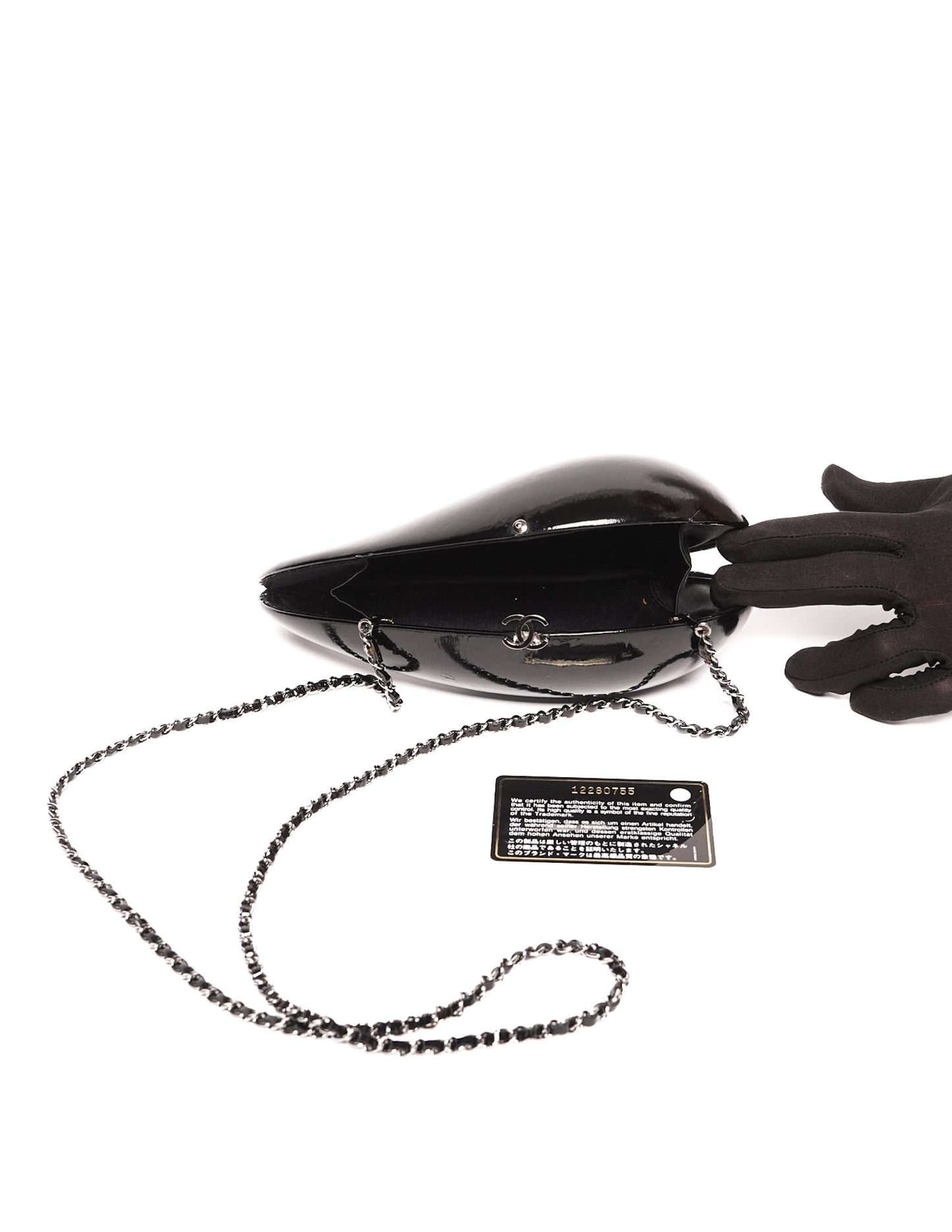 Chanel Zaha Hadid – Clutch Escultural Preta