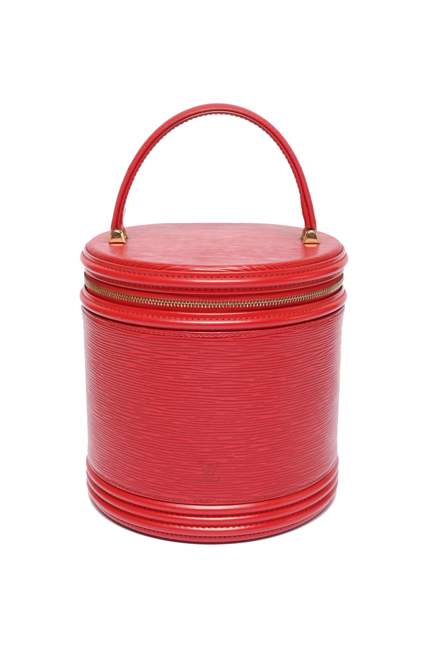 Louis Vuitton Red Epi Leather  Bolsa Cannes Vanity