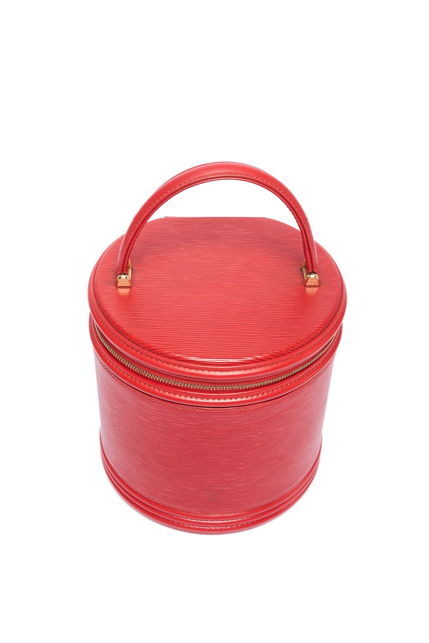 Louis Vuitton Red Epi Leather  Bolsa Cannes Vanity