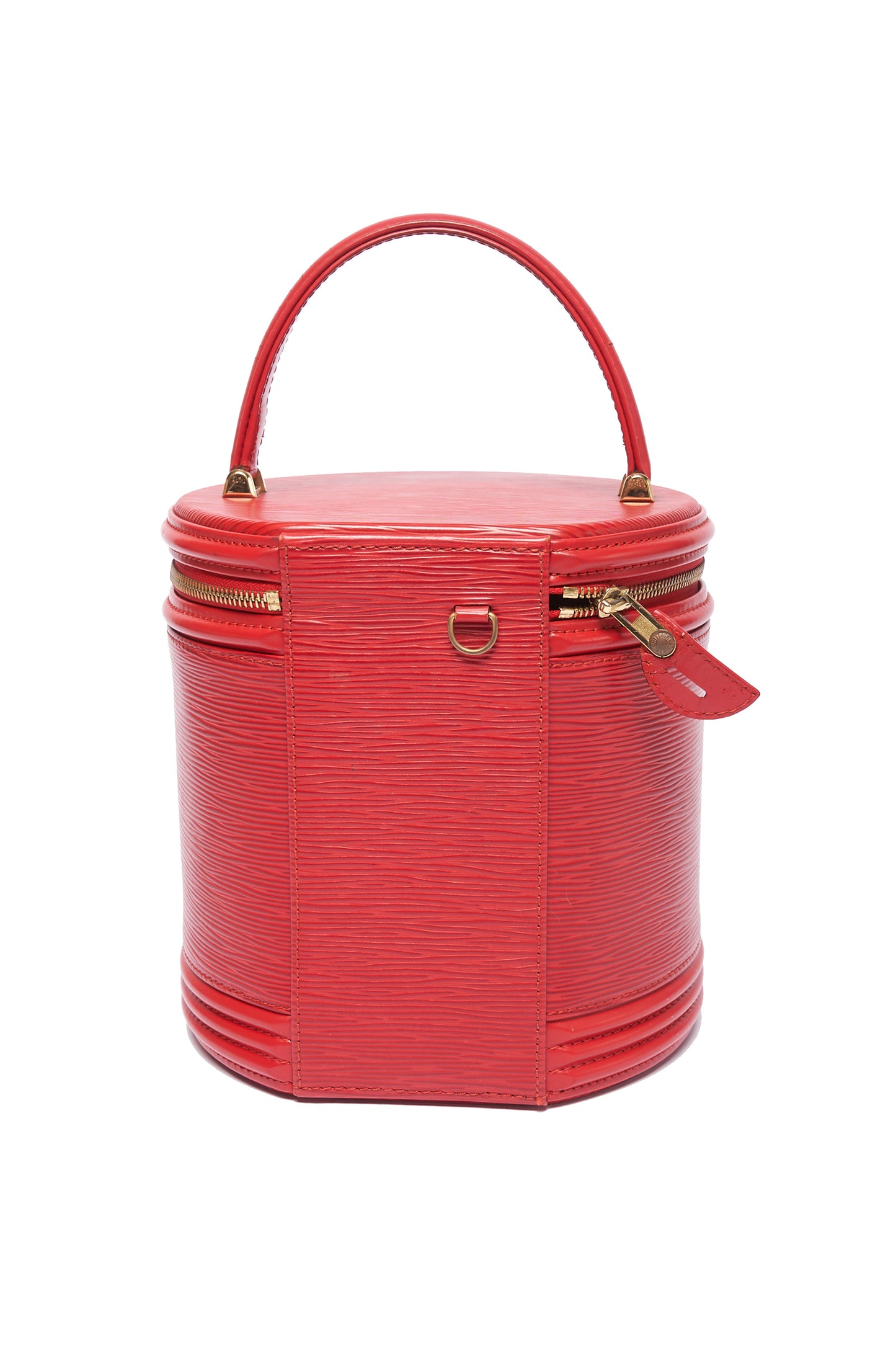 Louis Vuitton Red Epi Leather  Bolsa Cannes Vanity