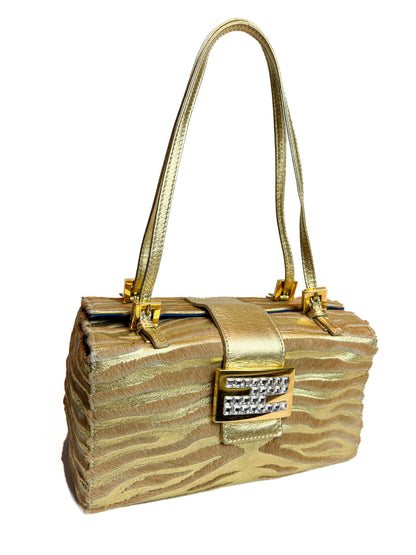 Fendi Baguette Dourada Limited Edition