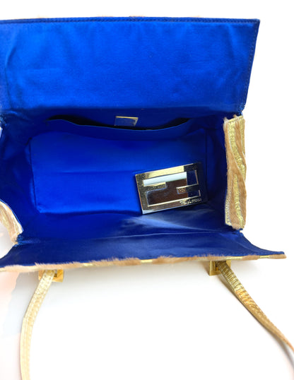 Fendi Baguette Dourada Limited Edition