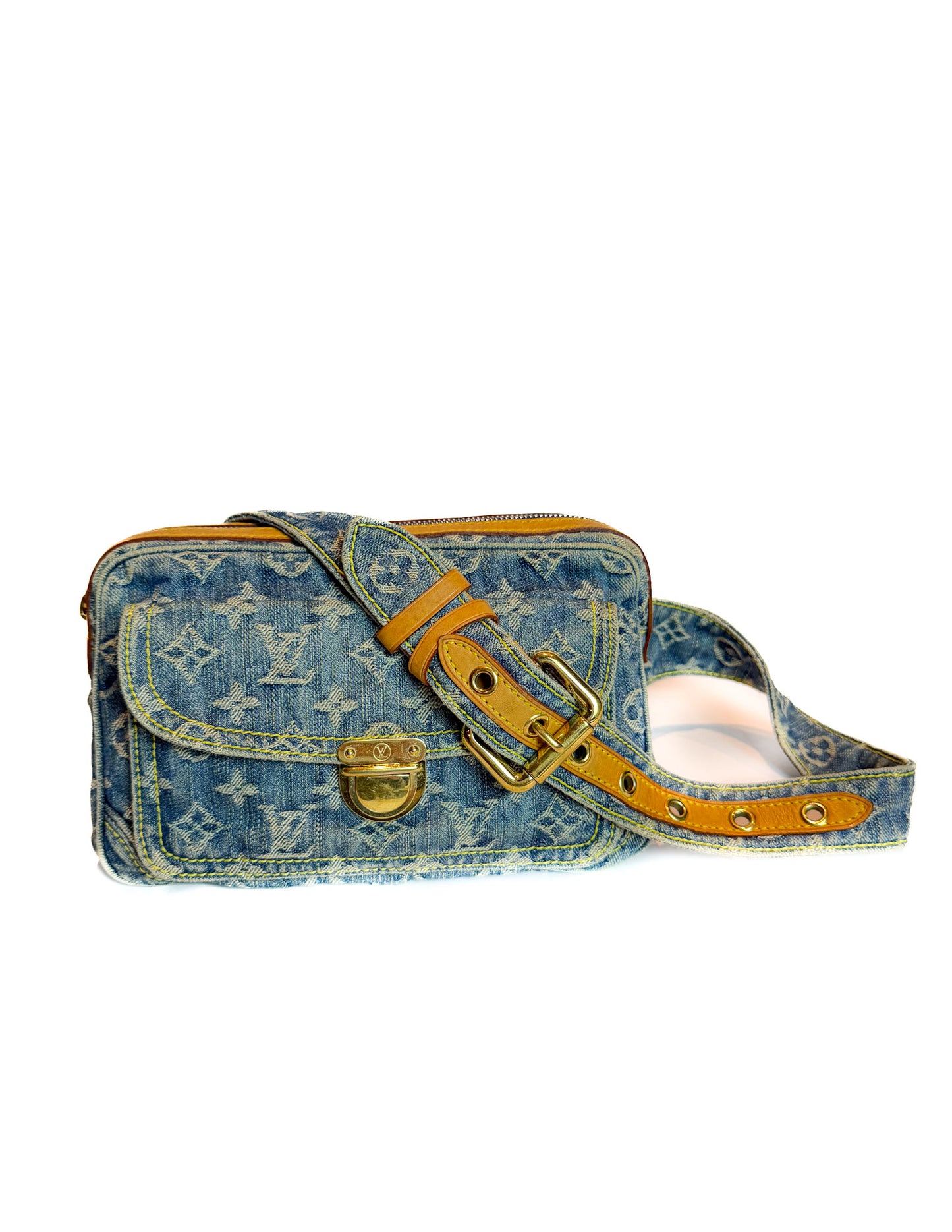Denim Belt Bag Monogram