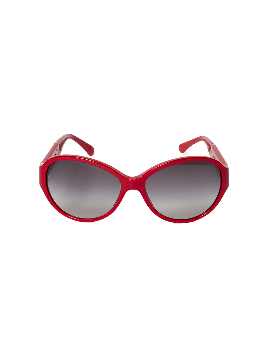 Óculos vermelho Chanel
