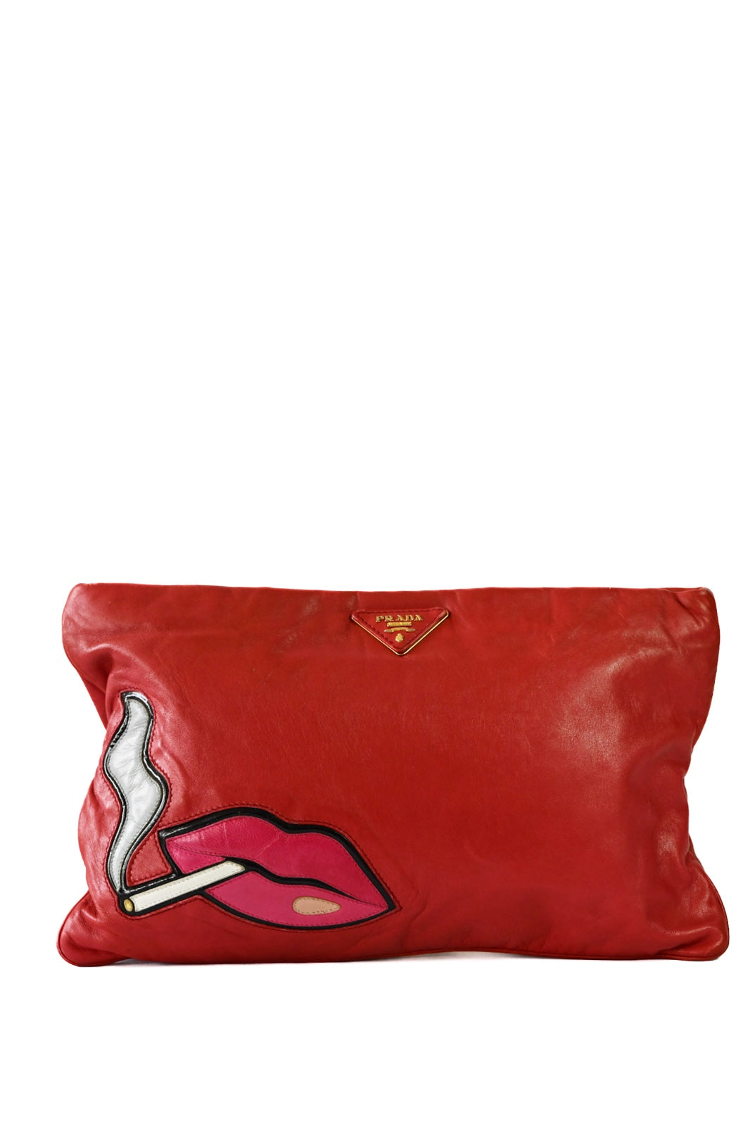 Clutch Prada Cigarette and Lips Oversized
