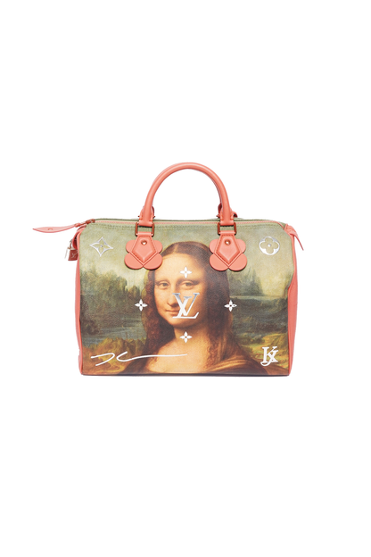 Louis Vuitton Speedy Masters Collection Mona Lisa Jeff Koons