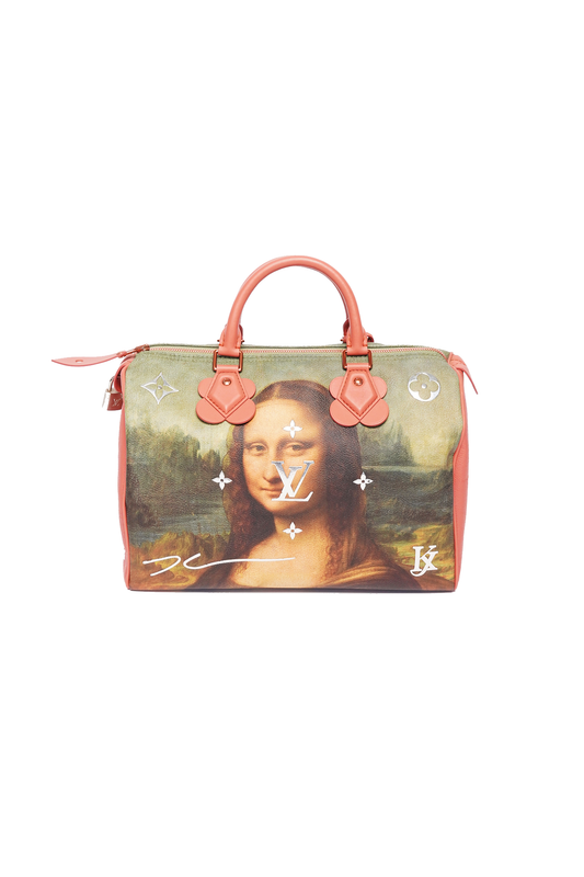 Louis Vuitton Speedy Masters Collection Mona Lisa Jeff Koons